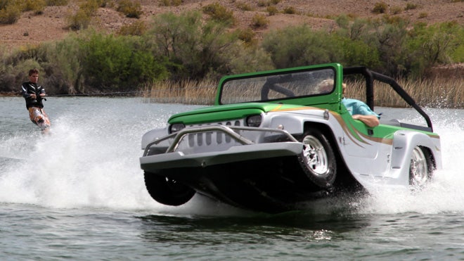 Jeep drives on water #2