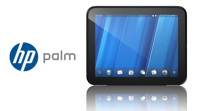 HP Palm TouchPad With Logo HP HewlettPackard HPQ reportedly attempted 